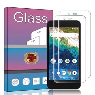 【2枚セット】FOR Android One S3 ガラスフィルム 強化ガラス(保護フィルム)