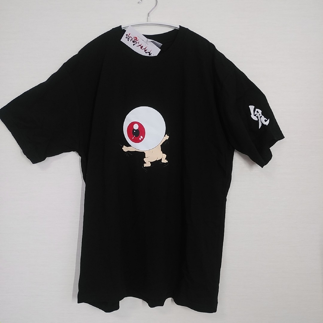 新品・未使用　ゲゲゲの鬼太郎　目玉オヤジ　Ｔシャツ  メンズ    3Ｌ　黒色 メンズのトップス(Tシャツ/カットソー(半袖/袖なし))の商品写真