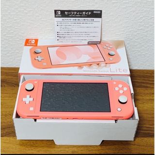 ニンテンドウ(任天堂)の「ジャンク品」 Nintendo Switch コーラルピンク(携帯用ゲーム機本体)