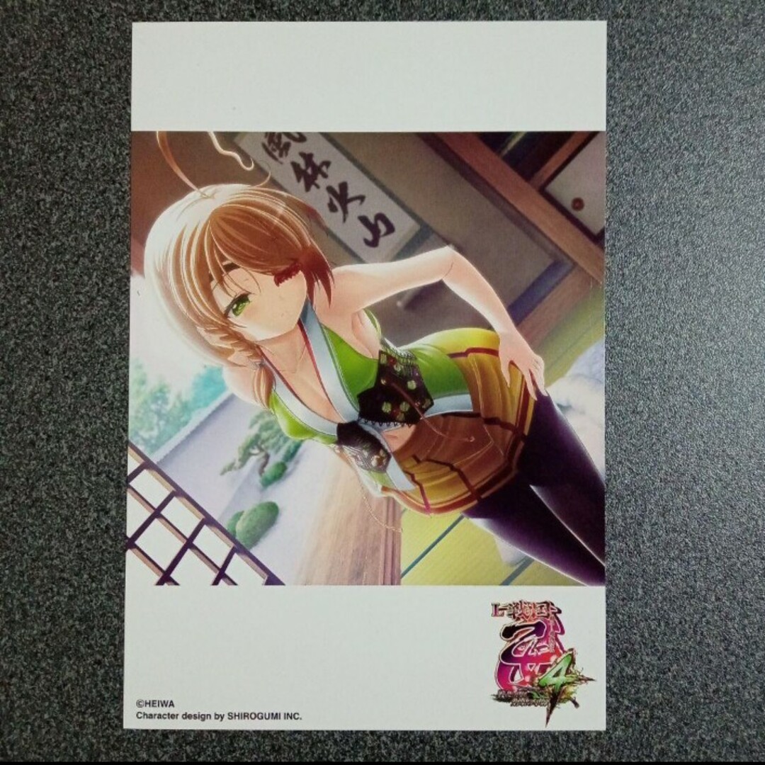 戦国乙女4　ゲームフローカード　ポストカード風　３枚セット エンタメ/ホビーのフィギュア(特撮)の商品写真