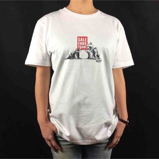 新品 バンクシー BANKSY Sale Ends Today アートTシャツ(Tシャツ/カットソー(半袖/袖なし))