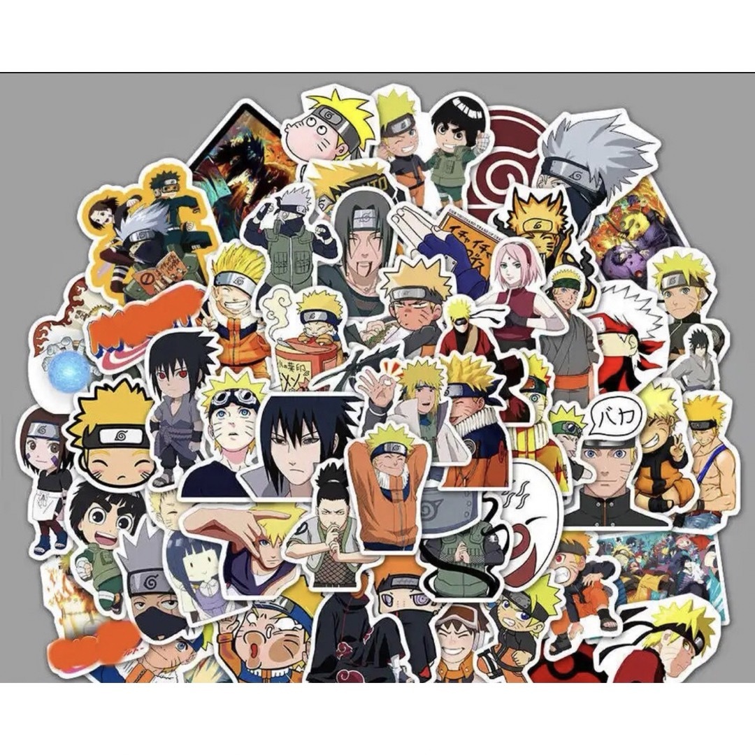 サンリオ(サンリオ)の漫画　アニメ　ナルト　NARUTO サクラ　サスケ　シール　ステッカー　100枚 エンタメ/ホビーのおもちゃ/ぬいぐるみ(キャラクターグッズ)の商品写真