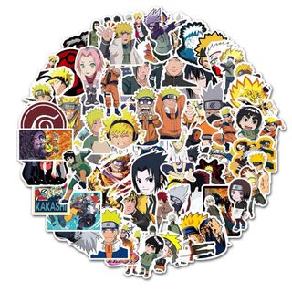 サンリオ(サンリオ)の漫画　アニメ　ナルト　NARUTO サクラ　サスケ　シール　ステッカー　100枚(キャラクターグッズ)