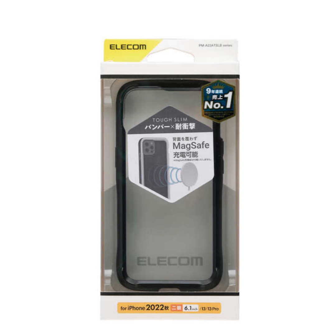 ELECOM(エレコム)のiPhone 14/13 TOUGH SLIM LITE バンパー 黒　新品 スマホ/家電/カメラのスマホアクセサリー(iPhoneケース)の商品写真