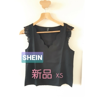 シーイン(SHEIN)のSHEIN レース トップス XS(Tシャツ(半袖/袖なし))