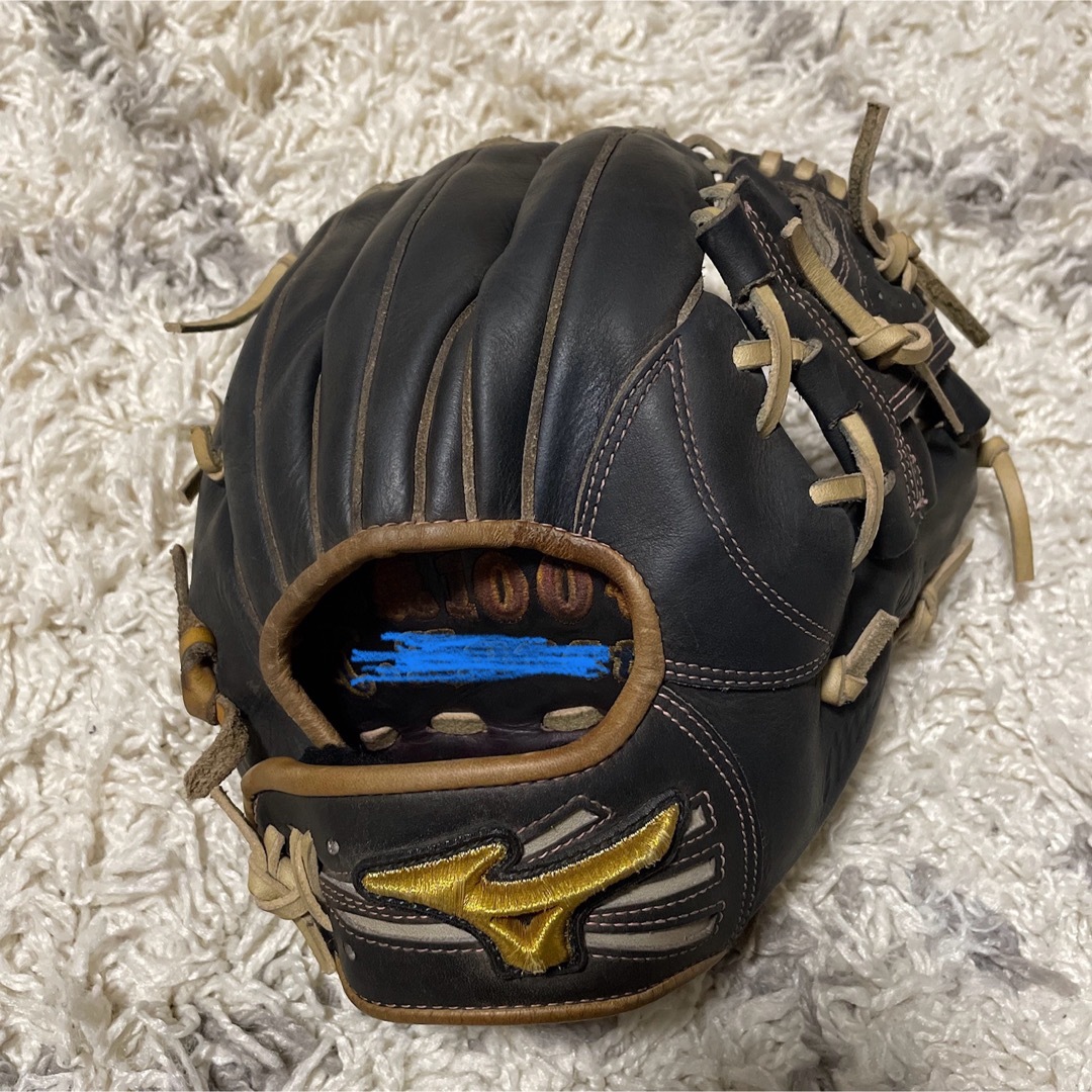 Mizuno Pro(ミズノプロ)のミズノプロ軟式オーダーグラブ(内野手用) スポーツ/アウトドアの野球(グローブ)の商品写真