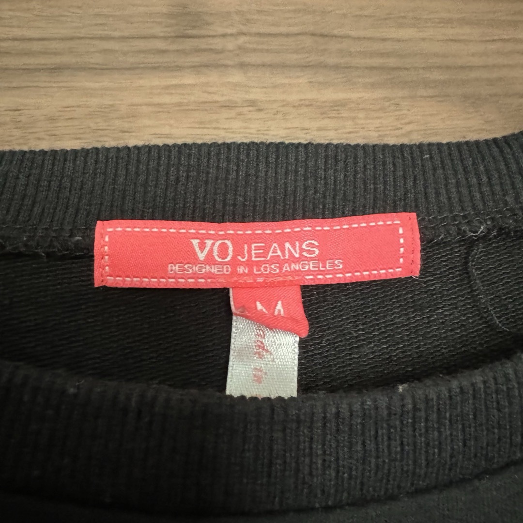 VO JEANS 黒 トレーナー 中古 レディースのトップス(トレーナー/スウェット)の商品写真