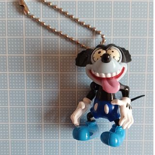 ミッキーマウス - ミッキー　キーホルダー　ストラップ　青
