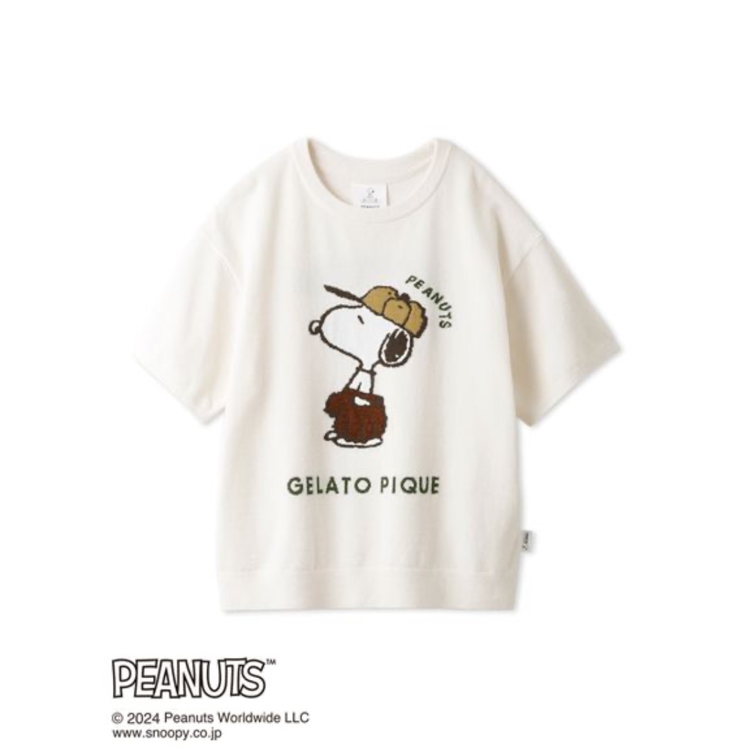 gelato pique(ジェラートピケ)のgelato pique (ジェラート ピケSNOOPY ジャガードプルオーバー レディースのルームウェア/パジャマ(ルームウェア)の商品写真