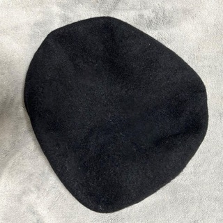 ニコアンド(niko and...)の【ニコアンド】ベレー帽　帽子　黒(ハンチング/ベレー帽)