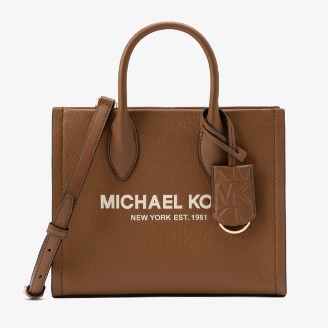 Michael Kors(マイケルコース)のマイケルコース☆新品☆ MIRELLA レザー 2way トートバッグ/ブラウン レディースのバッグ(トートバッグ)の商品写真