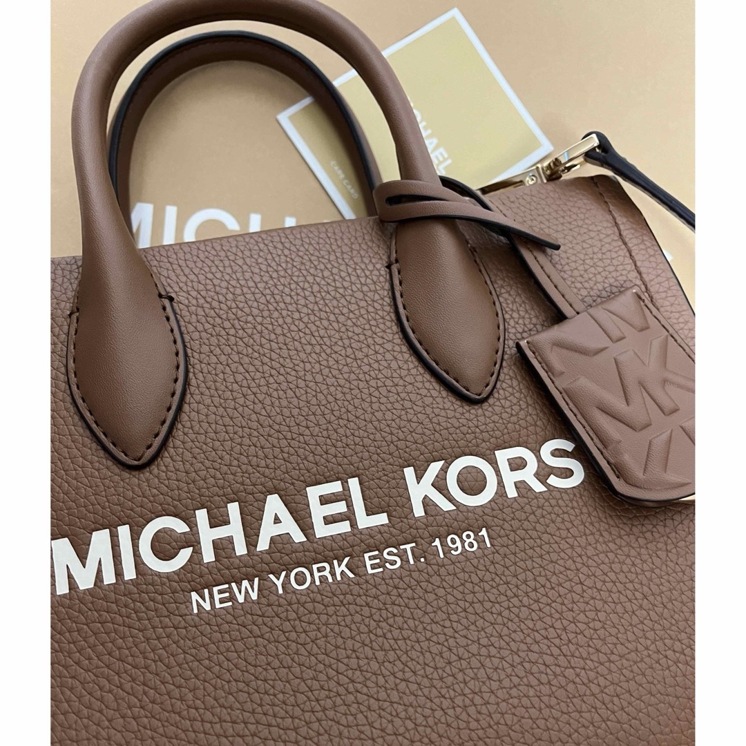 Michael Kors(マイケルコース)のマイケルコース☆新品☆ MIRELLA レザー 2way トートバッグ/ブラウン レディースのバッグ(トートバッグ)の商品写真