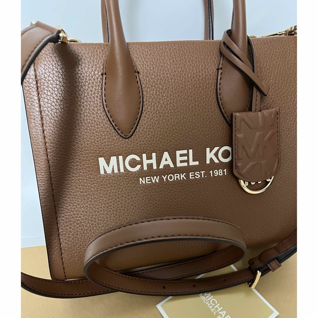 Michael Kors(マイケルコース)のマイケルコース☆新品☆ MIRELLA レザー 2way トートバッグ/ブラウン レディースのバッグ(トートバッグ)の商品写真