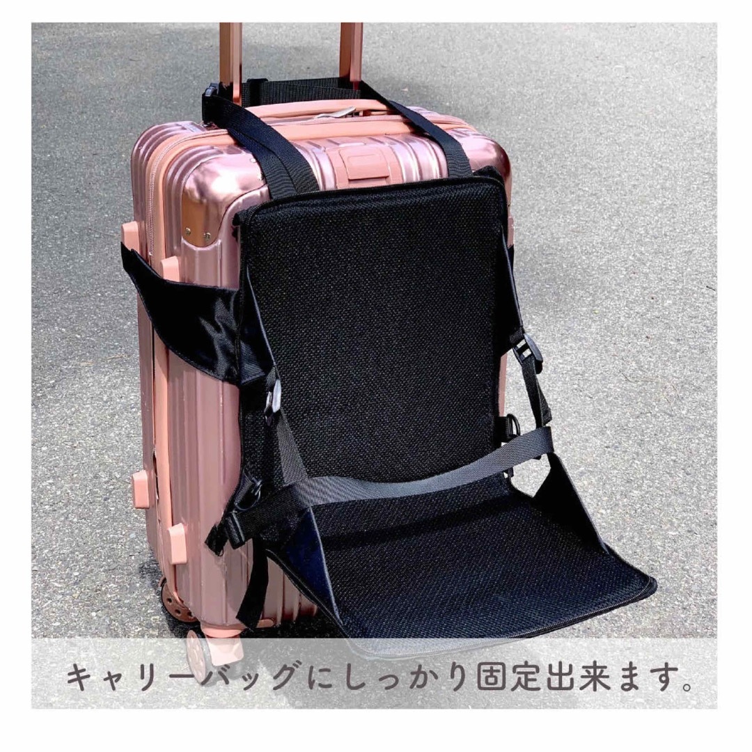 折り畳み椅子 子供用 キャリーバッグ スーツケース キッズ/ベビー/マタニティの外出/移動用品(その他)の商品写真