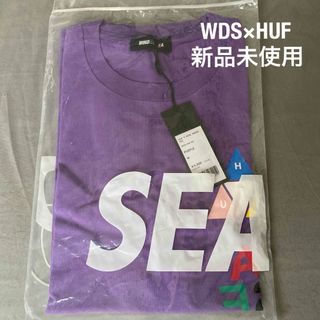 ウィンダンシー(WIND AND SEA)のHUF×WDS コラボ限定Tシャツ 新品未使用 (Tシャツ/カットソー(半袖/袖なし))