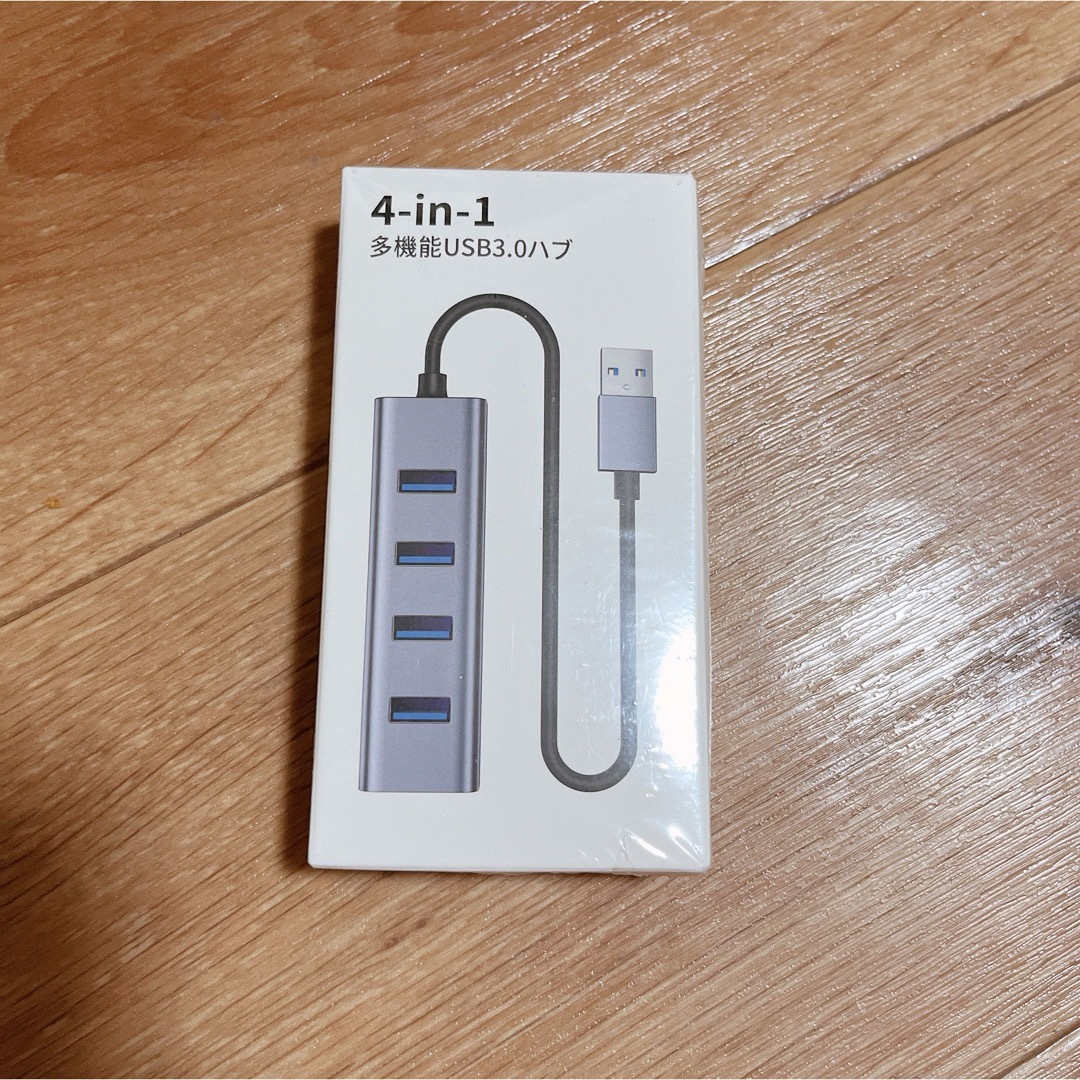 usbハブ 3.0 usbポート 4ポートハブ usb hub 高速転送 スマホ/家電/カメラのオーディオ機器(その他)の商品写真