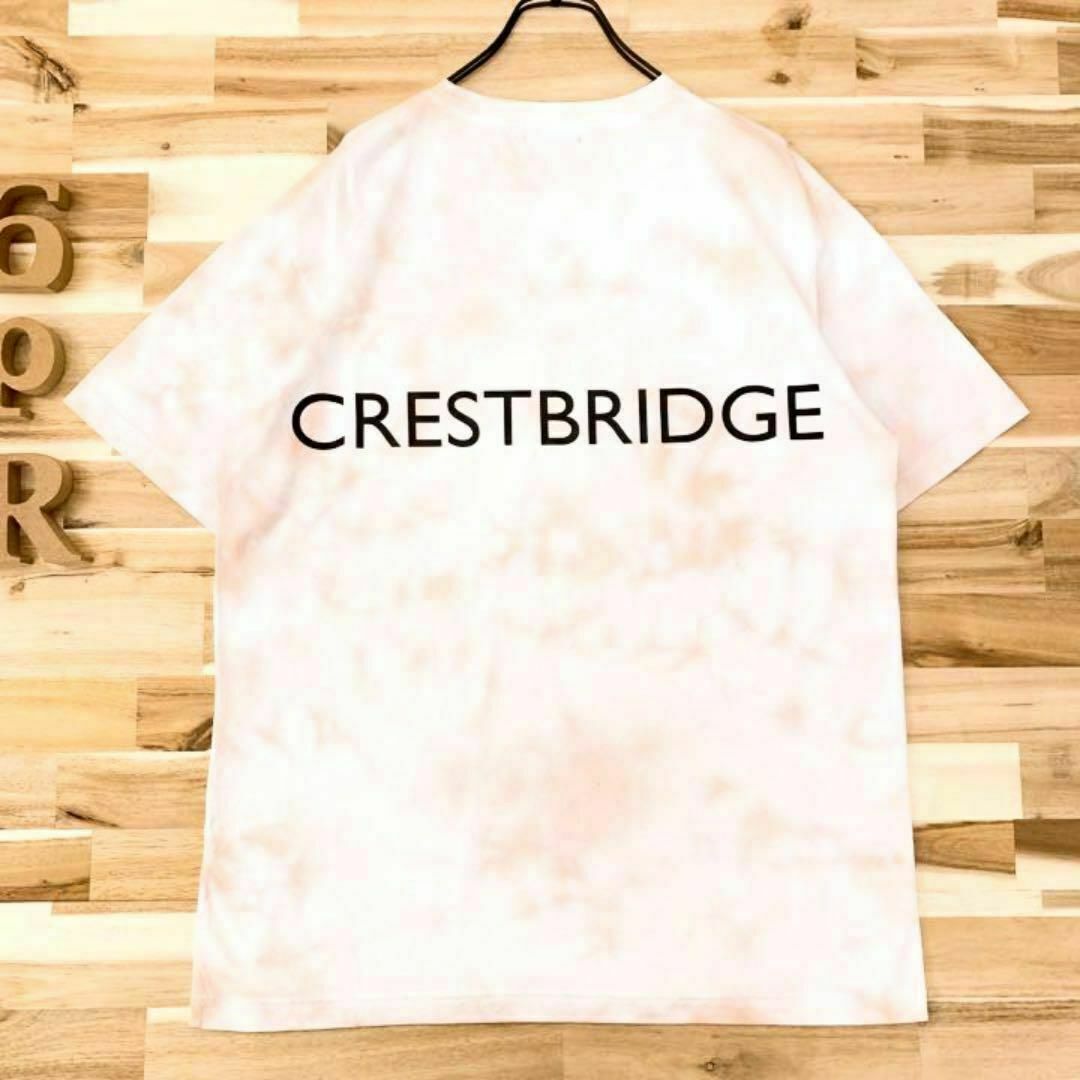 BLACK LABEL CRESTBRIDGE(ブラックレーベルクレストブリッジ)の【ブラックレーベルクレストブリッジ】タイダイ柄半袖Tシャツ L ピンク×白 メンズのトップス(Tシャツ/カットソー(半袖/袖なし))の商品写真