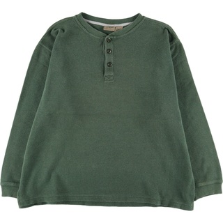 エルエルビーン(L.L.Bean)の古着 エルエルビーン L.L.Bean ヘンリーネック サーマルロングTシャツ メンズXL /eaa442595(Tシャツ/カットソー(半袖/袖なし))