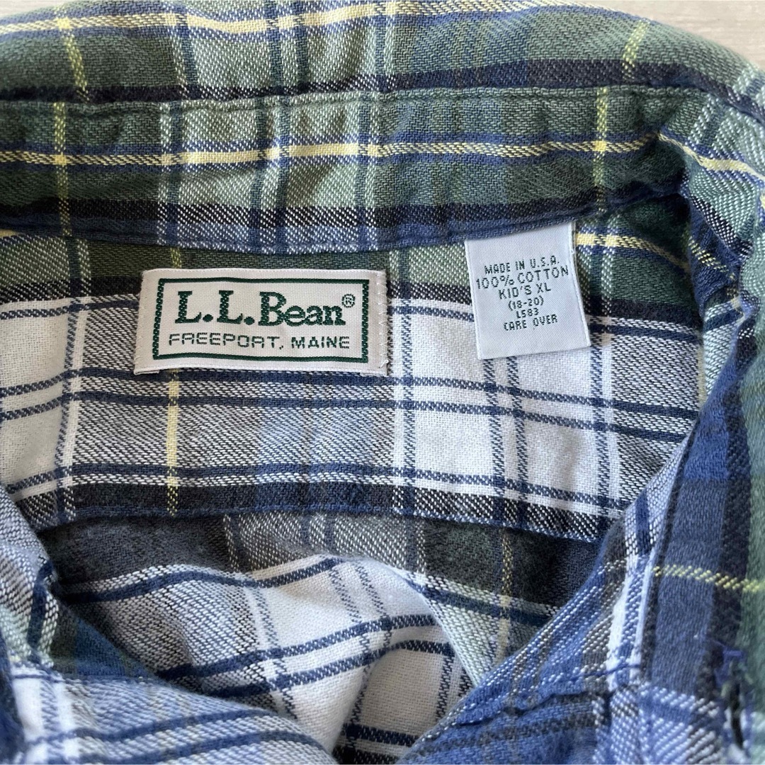 L.L.Bean(エルエルビーン)の【アメリカ製】L.L.Bean ボタンダウン ネルシャツ メンズのトップス(シャツ)の商品写真