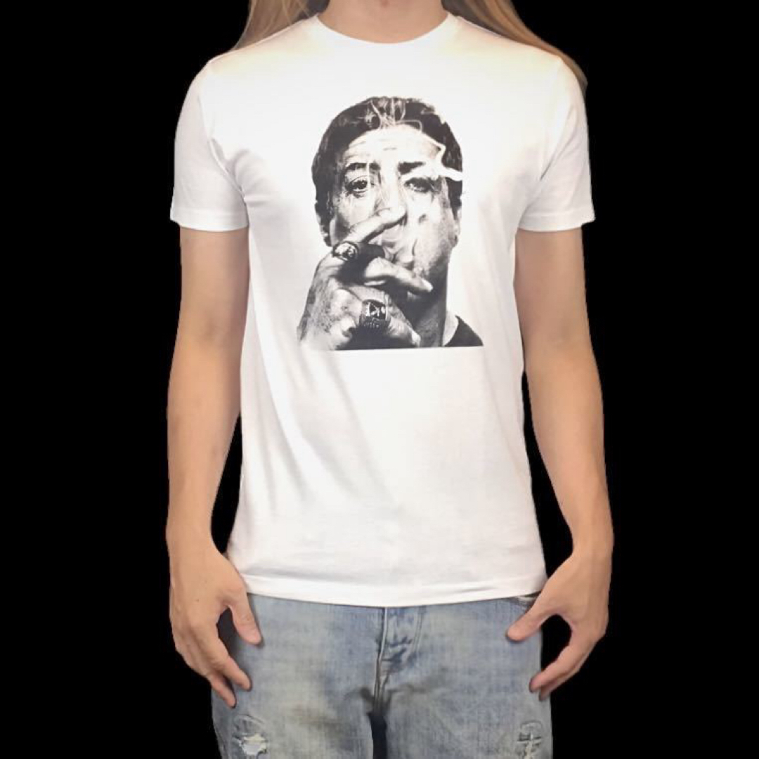 新品 シルヴェスター スタローン ロッキー ランボー マッスル 映画 Tシャツ メンズのトップス(Tシャツ/カットソー(半袖/袖なし))の商品写真