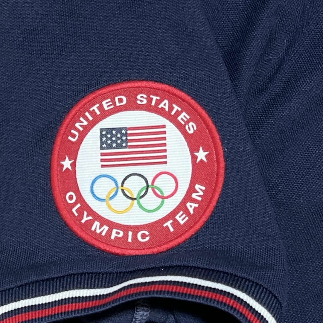 POLO RALPH LAUREN(ポロラルフローレン)のポロラルフローレン 半袖ポロシャツ USAチーム オリンピック 夏物古着bh5 メンズのトップス(ポロシャツ)の商品写真