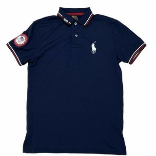 POLO RALPH LAUREN - ポロラルフローレン 半袖ポロシャツ USAチーム オリンピック 夏物古着bh5