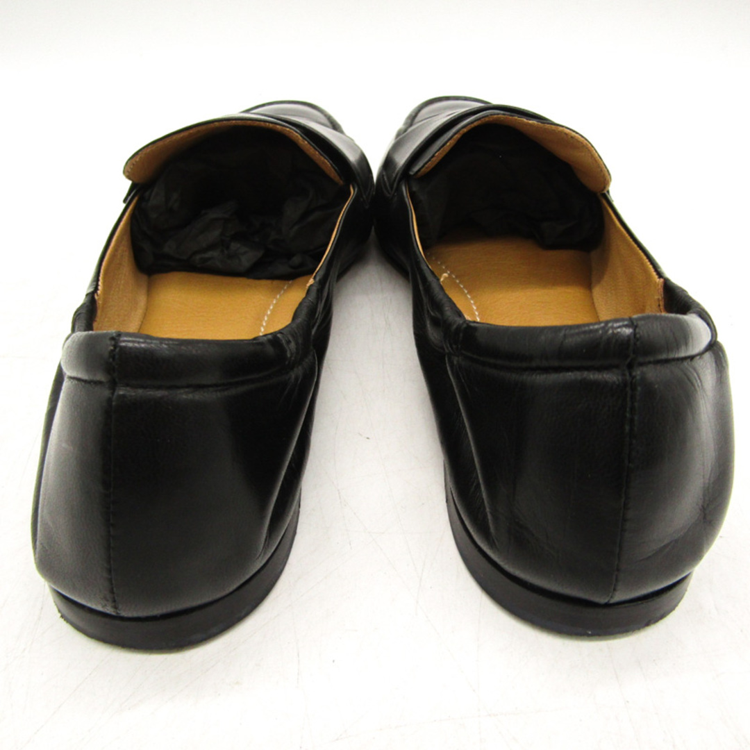 ポモドーロ ローファー スリッポン 本革 レザー ブランド シューズ 靴 イタリア製 黒 レディース 37.5サイズ ブラック POMME DOR レディースの靴/シューズ(ローファー/革靴)の商品写真