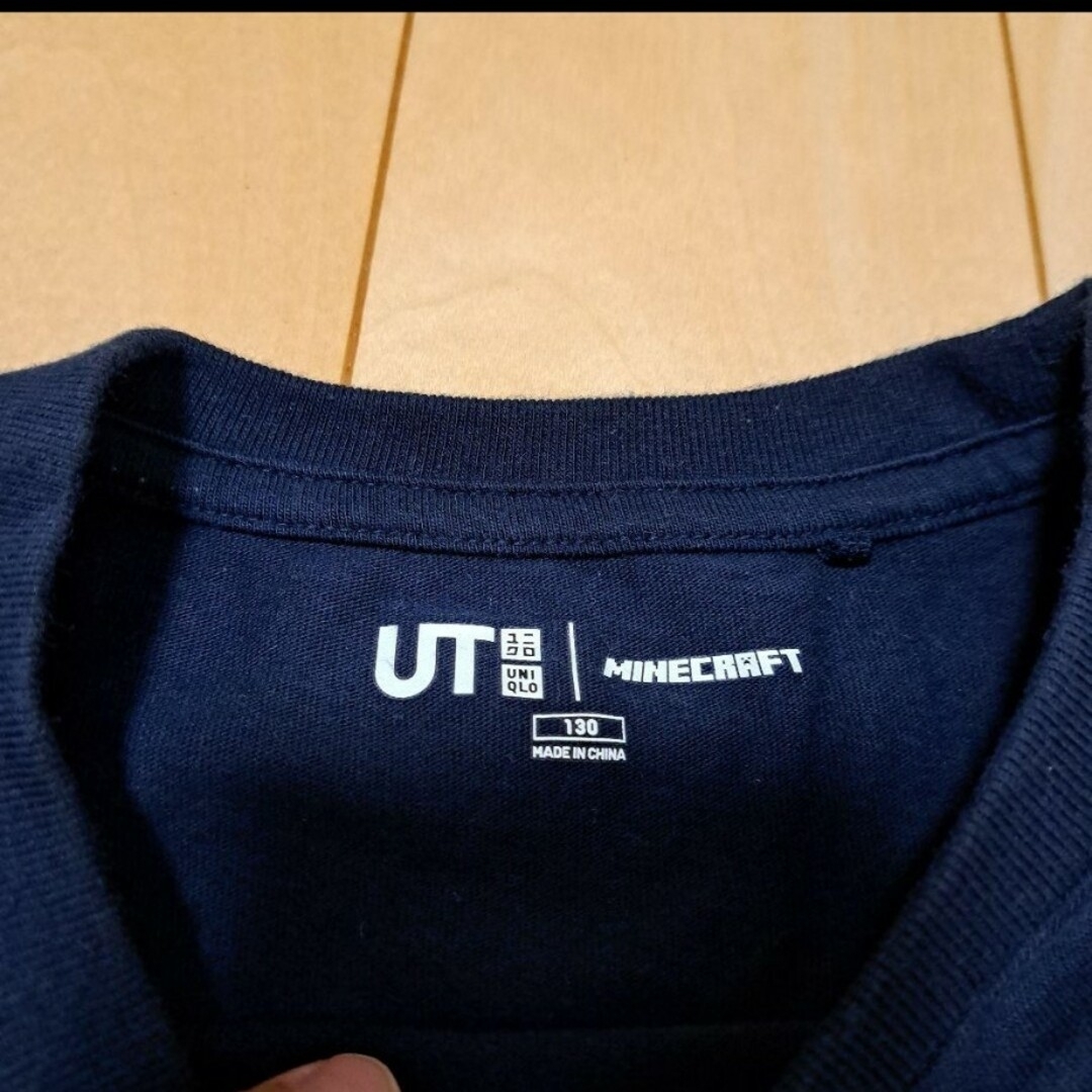 UNIQLO(ユニクロ)のマインクラフトTシャツユニクロ130cm キッズ/ベビー/マタニティのキッズ服男の子用(90cm~)(Tシャツ/カットソー)の商品写真