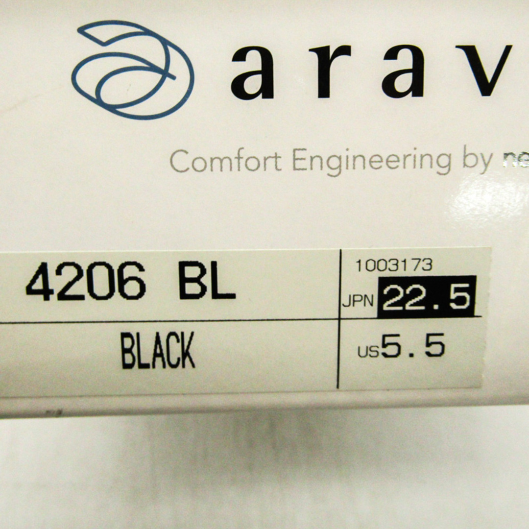 アラヴォン  スニーカー ローカット 未使用 ニューバランスコラボ シューズ 靴 黒 レディース 22.5サイズ ブラック aravon レディースの靴/シューズ(スニーカー)の商品写真