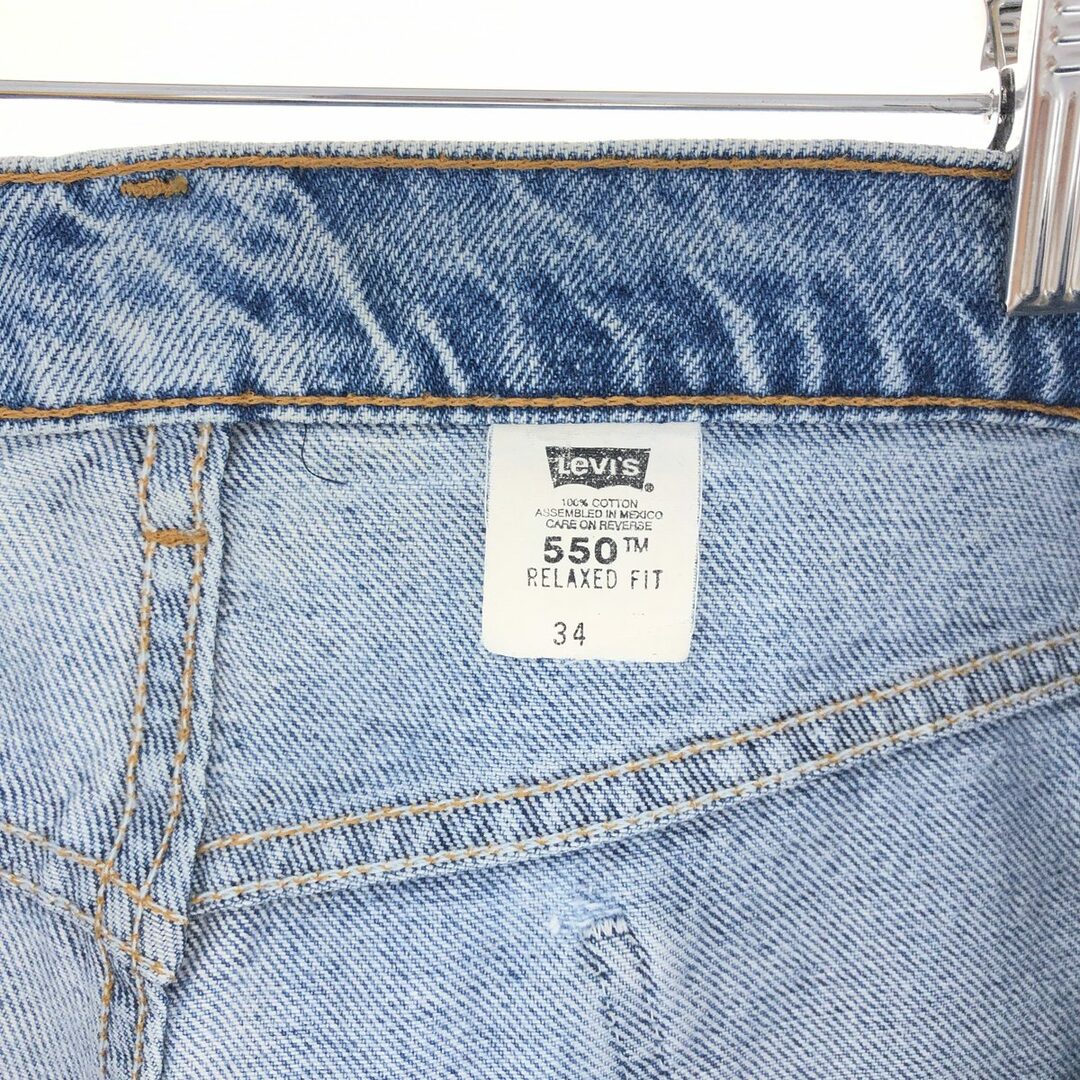 Levi's(リーバイス)の古着 90年代 リーバイス Levi's 550 RELAXED FIT オレンジタブ デニムショーツ ハーフパンツ メンズw34 ヴィンテージ /eaa382483 メンズのパンツ(ショートパンツ)の商品写真