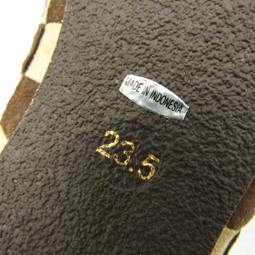 クロールバリエ バレエシューズ サブリナシューズ 未使用 靴 レディース 23.5サイズ ブラウン COULEUR VARIE レディースの靴/シューズ(バレエシューズ)の商品写真