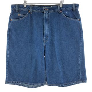 リーバイス(Levi's)の古着 90年代 リーバイス Levi's 550 RELAXED FIT デニムショーツ ハーフパンツ USA製 メンズw41 ヴィンテージ /eaa382498(ショートパンツ)