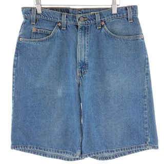 リーバイス(Levi's)の古着 90年代 リーバイス Levi's 560 LOOSE FIT デニムショーツ ハーフパンツ USA製 メンズw33 ヴィンテージ /eaa382586(ショートパンツ)