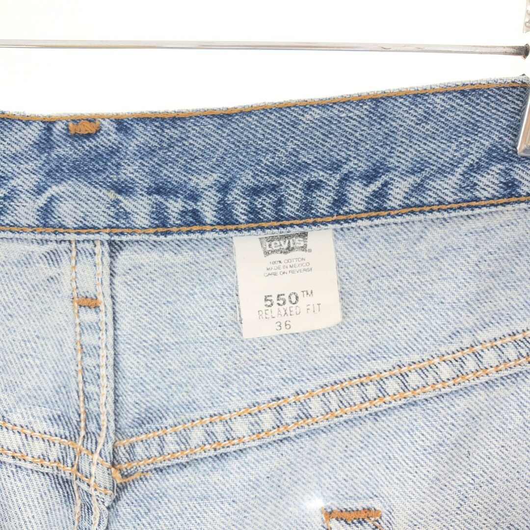 Levi's(リーバイス)の古着 00年代 リーバイス Levi's 550 RELAXED FIT デニムショーツ ハーフパンツ メンズw36 /eaa382598 メンズのパンツ(ショートパンツ)の商品写真