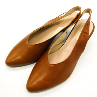 モードカオリ パンプス バックストラップ ブランド シューズ 靴 日本製 レディース 23.5サイズ ブラウン MODE KAORI(ハイヒール/パンプス)