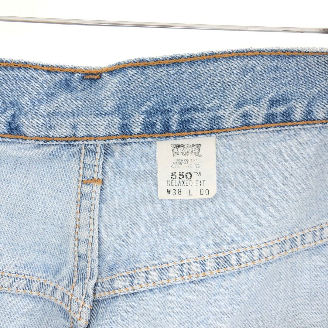 Levi's(リーバイス)の古着 00年代 リーバイス Levi's 550 RELAXED FIT デニムショーツ ハーフパンツ メンズw38 /eaa382599 メンズのパンツ(ショートパンツ)の商品写真