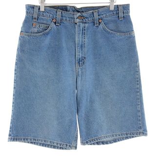 リーバイス(Levi's)の古着 90年代 リーバイス Levi's 560 LOOSE FIT デニムショーツ ハーフパンツ USA製 メンズw33 ヴィンテージ /eaa382627(ショートパンツ)