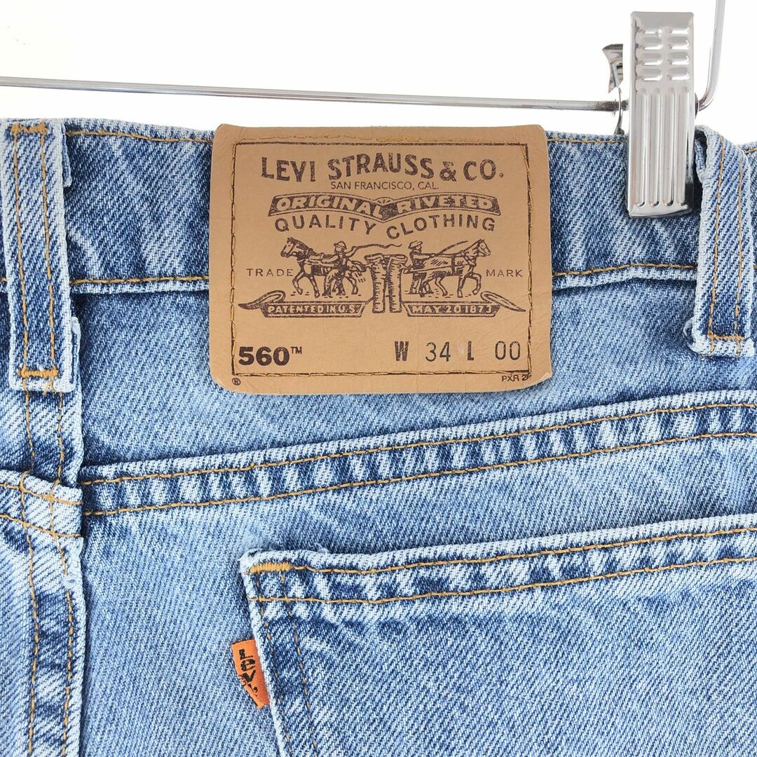 Levi's(リーバイス)の古着 90年代 リーバイス Levi's 560 デニムショーツ ハーフパンツ USA製 メンズw33 ヴィンテージ /eaa382633 メンズのパンツ(ショートパンツ)の商品写真