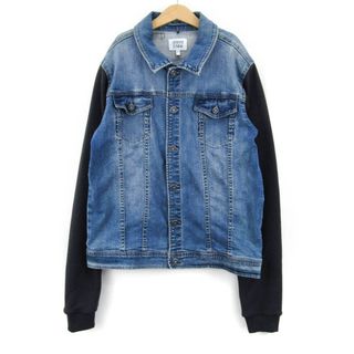 アルマーニ(Armani)のアルマーニ デニムジャケット アウター Gジャン キッズ 男の子用 16Aサイズ ブルー×ブラック ARMANI(ジャケット/上着)