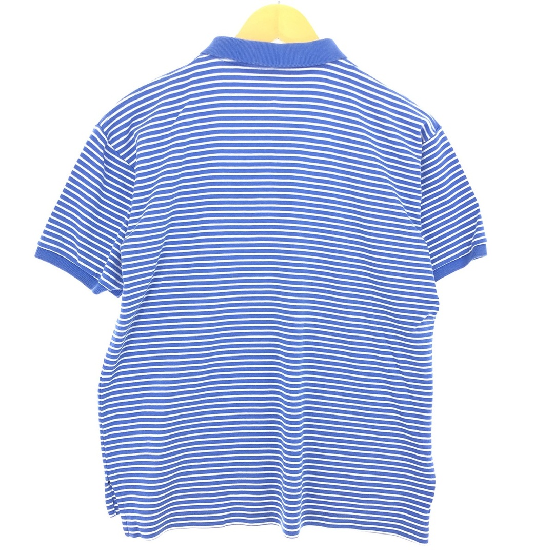 Ralph Lauren(ラルフローレン)の古着 ラルフローレン Ralph Lauren POLO SPORT ポロスポーツ 半袖 ボーダー ポロシャツ メンズL /eaa447750 メンズのトップス(ポロシャツ)の商品写真