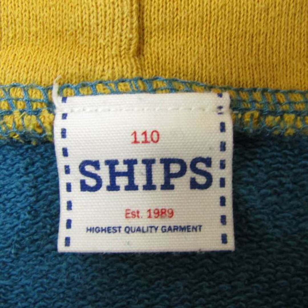 SHIPS(シップス)のシップス パーカー トップス スヌーピーコラボ スウェット キッズ 男の子用 110サイズ ブルー SHIPS キッズ/ベビー/マタニティのキッズ服女の子用(90cm~)(Tシャツ/カットソー)の商品写真