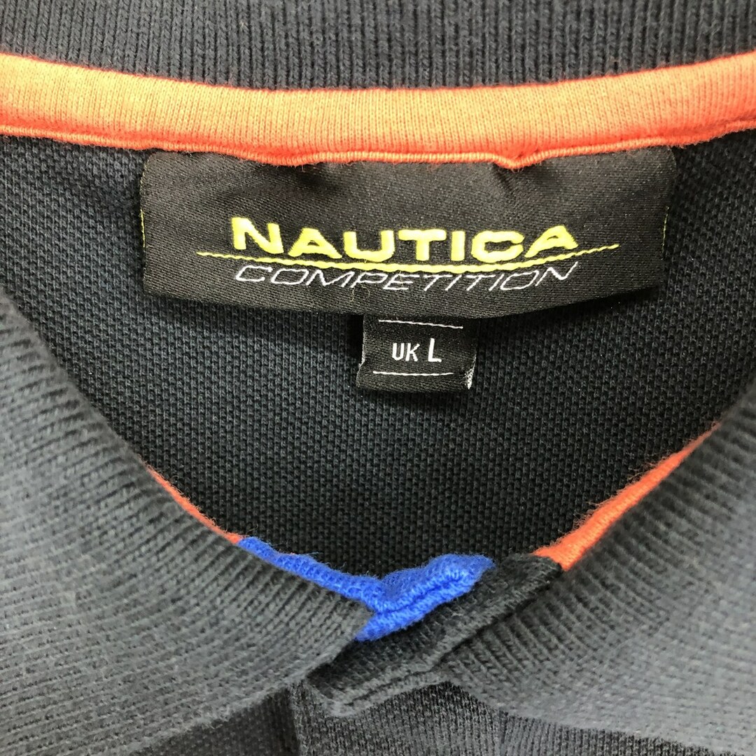 NAUTICA(ノーティカ)の古着 ノーティカ NAUTICA COMPETITION 半袖 ポロシャツ メンズL /eaa447754 メンズのトップス(ポロシャツ)の商品写真