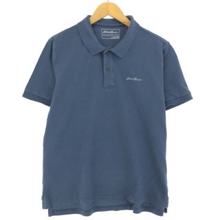 エディーバウアー(Eddie Bauer)の古着 エディーバウアー Eddie Bauer 半袖 ポロシャツ メンズM /eaa447755(ポロシャツ)