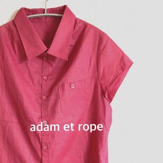 AER ADAM ET ROPE - 美品　adam et rope アダムエロペ　カットソー　ブラウス　ピンクカラー