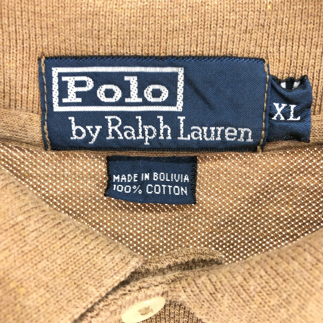 Ralph Lauren(ラルフローレン)の古着 ラルフローレン Ralph Lauren POLO by Ralph Lauren 半袖 ポロシャツ メンズXL /eaa447758 メンズのトップス(ポロシャツ)の商品写真