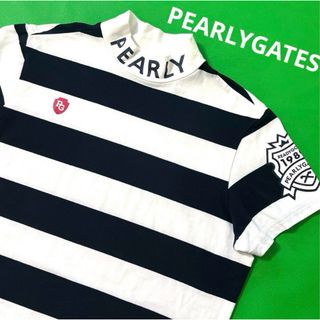 パーリーゲイツ(PEARLY GATES)のパーリーゲイツ  半袖モックネック　ハイネック　ゴルフ　2(ウエア)