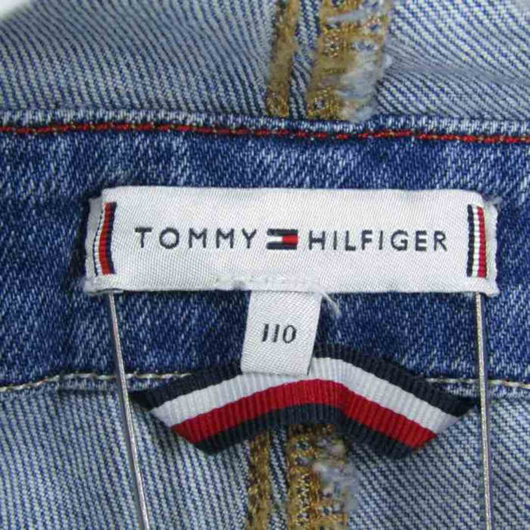 TOMMY HILFIGER(トミーヒルフィガー)のトミーヒルフィガー オーバーオール サロペット デニム ジーンズ キッズ 男の子用 110サイズ ブルー TOMMY HILFIGER キッズ/ベビー/マタニティのキッズ/ベビー/マタニティ その他(その他)の商品写真