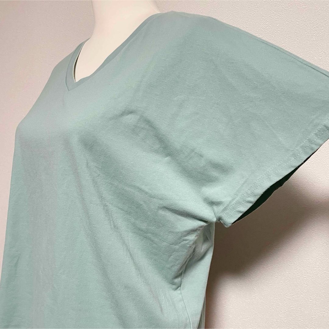 URBAN RESEARCH ROSSO(アーバンリサーチロッソ)のアーバンリサーチ ロッソ  バックギャザー Tシャツ ペパーミントグリーン メンズのトップス(Tシャツ/カットソー(半袖/袖なし))の商品写真