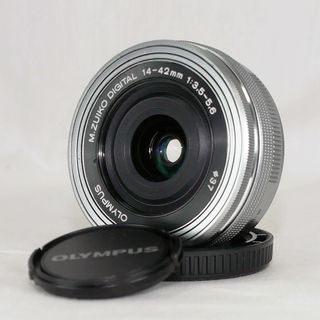 OLYMPUS - オリンパス 電動パンケーキレンズ M.ZUIKO 14-42mm シルバー