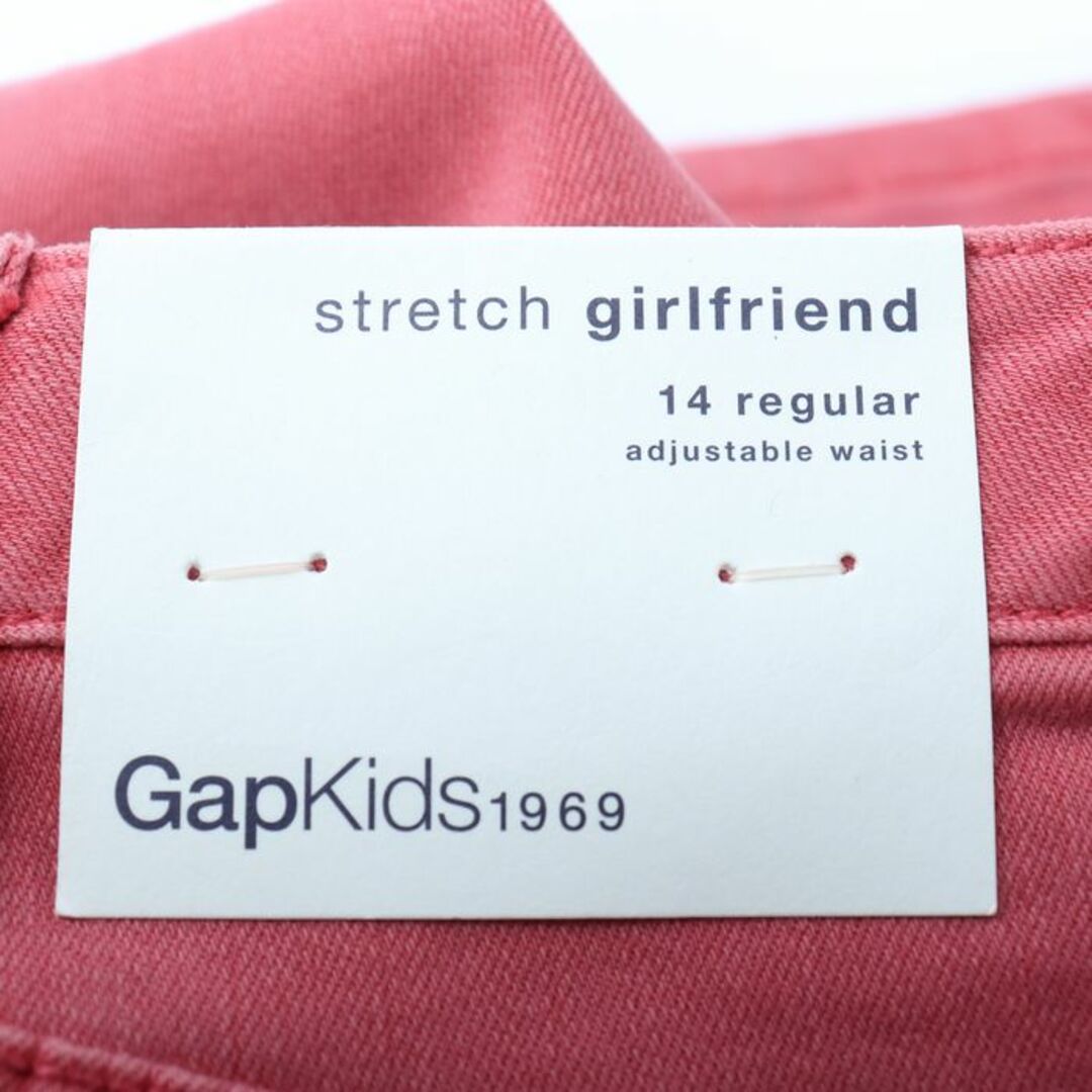 GAP(ギャップ)のギャップ スキニーパンツ ボトムス ストレッチ 1969 未使用品 キッズ 女の子用 155サイズ ピンク GAP キッズ/ベビー/マタニティのキッズ服女の子用(90cm~)(パンツ/スパッツ)の商品写真